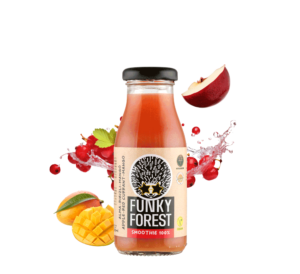 Funky Forest® 100%-os smoothie, alma-ribizli-mangó 200 ml