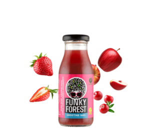 Funky Forest® 100%-os smoothie, alma-eper-tőzegáfonya 200 ml