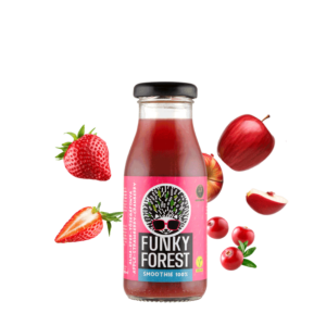 Funky Forest® 100%-os smoothie, alma-eper-tőzegáfonya 200 ml