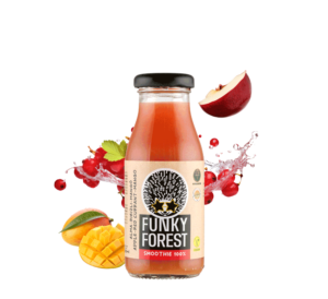 Funky Forest® 100%-os smoothie, alma-ribizli-mangó 200 ml